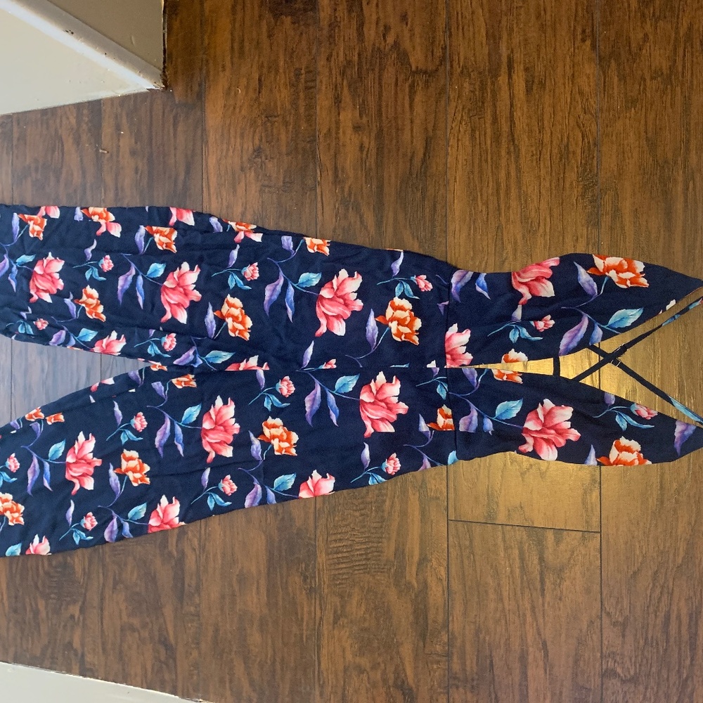 Flowered Romper